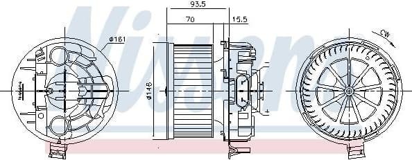 Interior Blower 87383