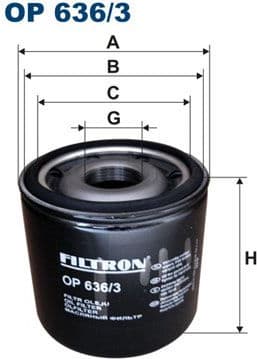 Oil Filter OP636/3