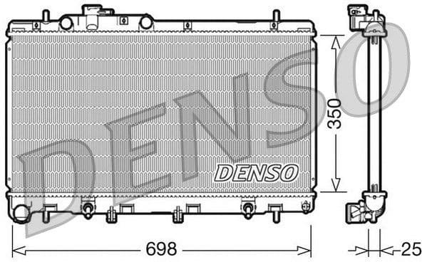 Radiator, engine cooling DRM36011