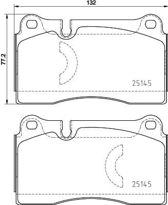 Brake Pad Set, disc brake PRIME LINE P85159