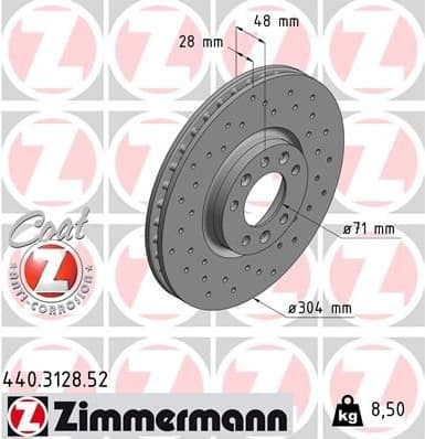 Brake Disc SPORT BRAKE DISC Z 440.3128.52