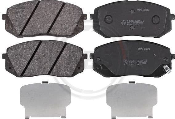 Brake Pad Set, disc brake 35256