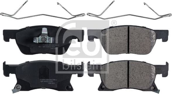 Brake Pad Set, disc brake 116239
