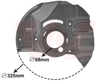 Splash Guard, brake disc 0646372