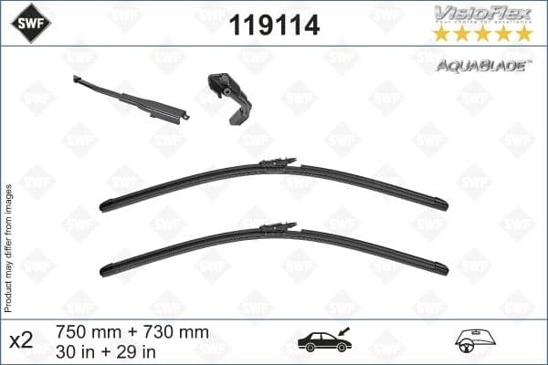 Wiper Blade DAS ORIGINAL AQUABLADE 119114
