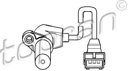 Sensor, crankshaft pulse 206 693