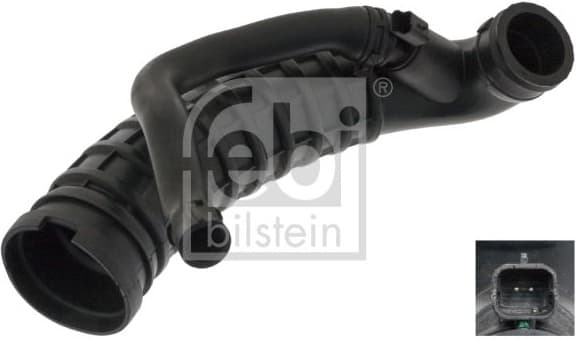 Intake Hose, air filter febi Plus 100412