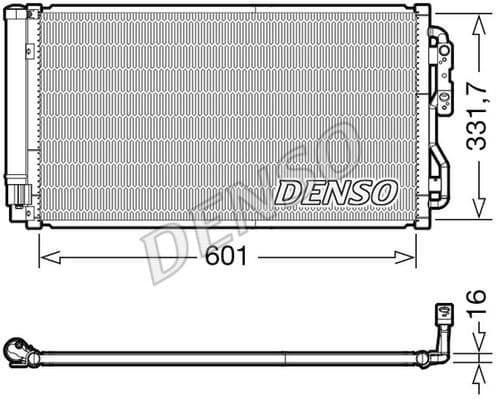 Condenser, air conditioning DCN05033
