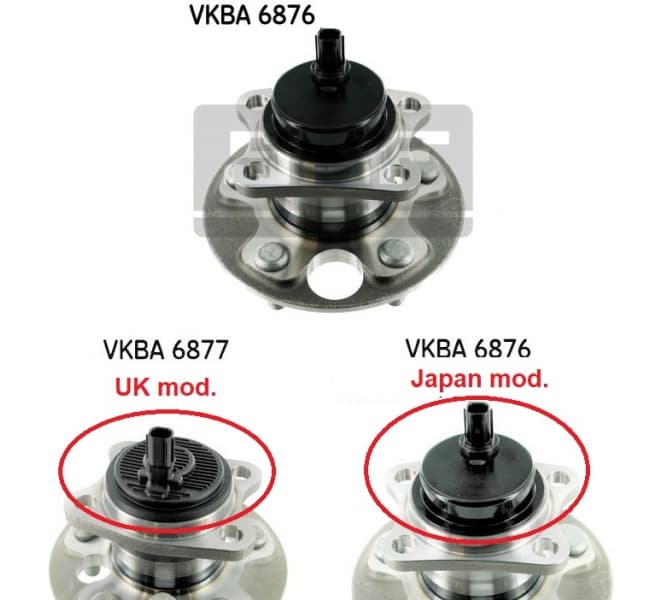 Bearing wheel VKBA6876
