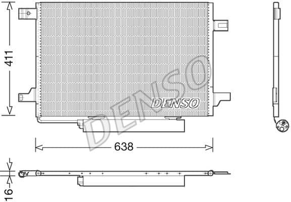 Condenser, air conditioning DCN17004