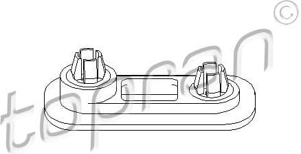 Mounting Bracket, bumper 102545