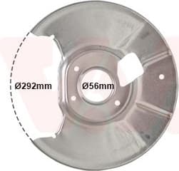 Splash Guard, brake disc 2754373