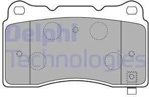 Brake Pad Set, disc brake LP1858