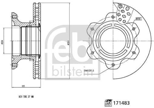Brake Disc 171483