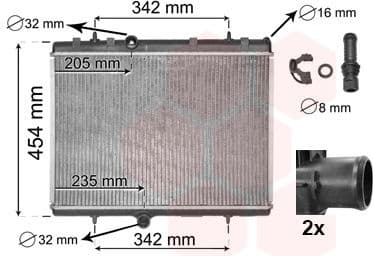 Radiator, engine cooling *** IR PLUS *** 40002267