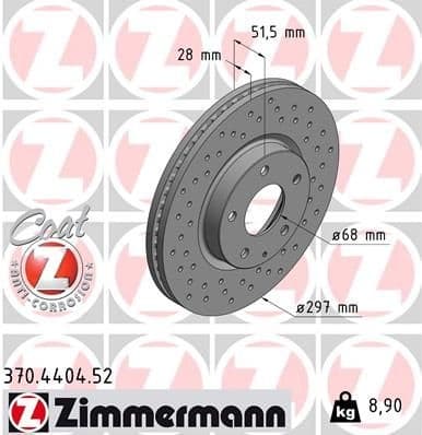 Brake Disc SPORT BRAKE DISC Z 370.4404.52