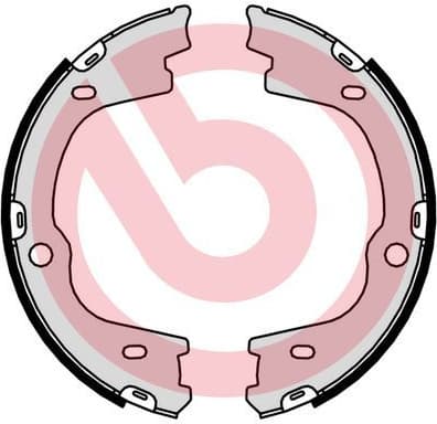 Brake Shoe Set, parking brake ESSENTIAL LINE S30544