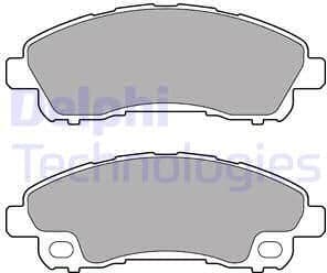 Brake Pad Set, disc brake LP2716