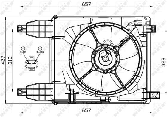 Fan, engine cooling 47537 - image 3