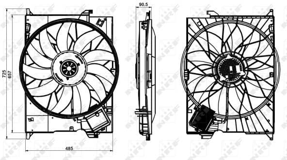 Fan, engine cooling 47852 - image 2