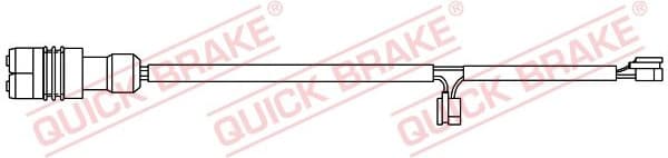 Warning Contact, brake pad wear WS0376A