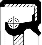 Shaft Seal, crankshaft 19035150B
