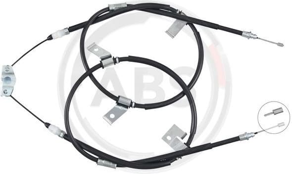 Cable Pull, parking brake K17623