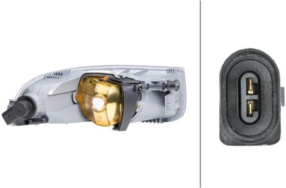 Front Fog Light 1NE271615141 - image 2