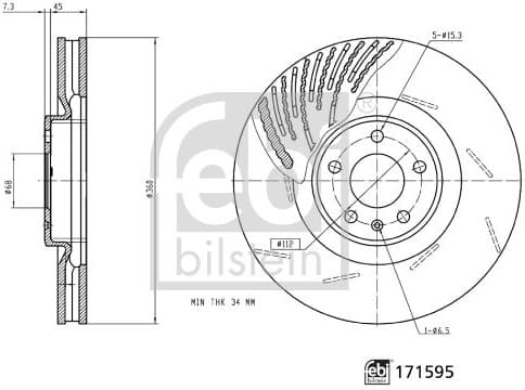 Brake Disc 171595