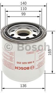 Air Dryer Cartridge, compressed-air system 0986628255 - image 5