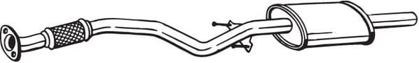 Centre Muffler 169-077