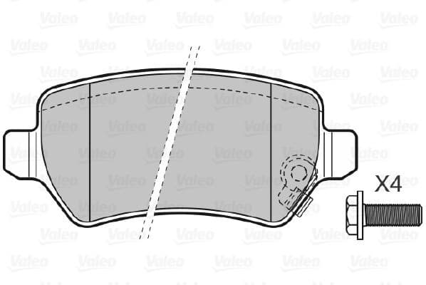 Brake Pad Set, disc brake 598584 - image 2