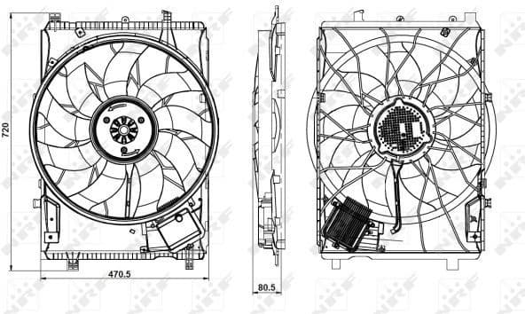 Fan, engine cooling 47853