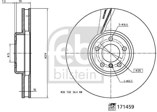 Brake Disc 171459