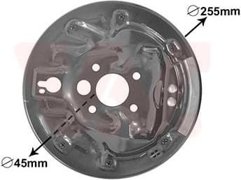 Cover Sheet, brake drum 7620374