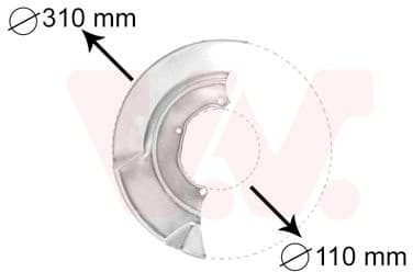 Splash Guard, brake disc 5874372