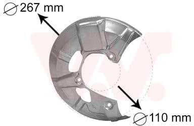 Splash Guard, brake disc 5830372