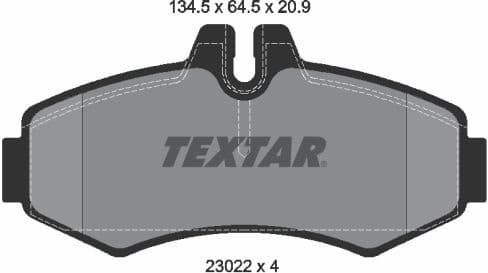 Brake Pad Set, disc brake Q+ 2302201