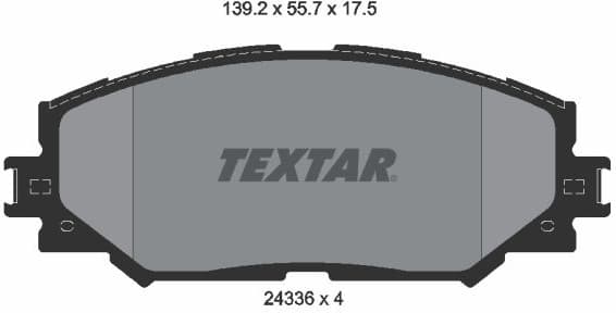 Brake Pad Set, disc brake 2433601