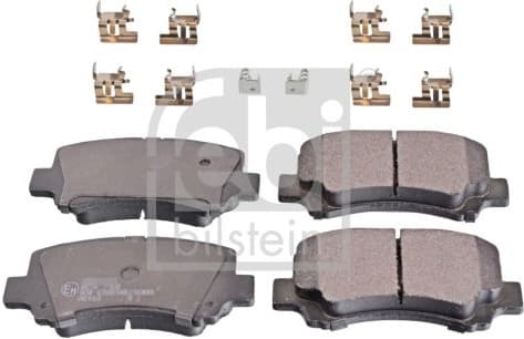 Brake Pad Set, disc brake 116352