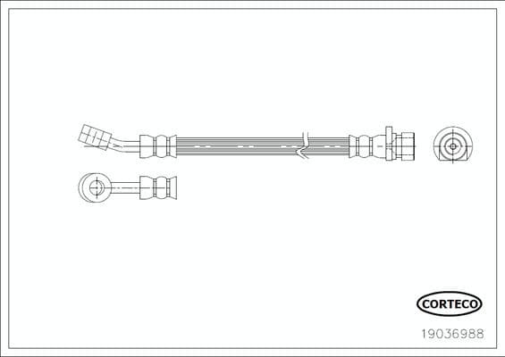 Brake Hose 19036988