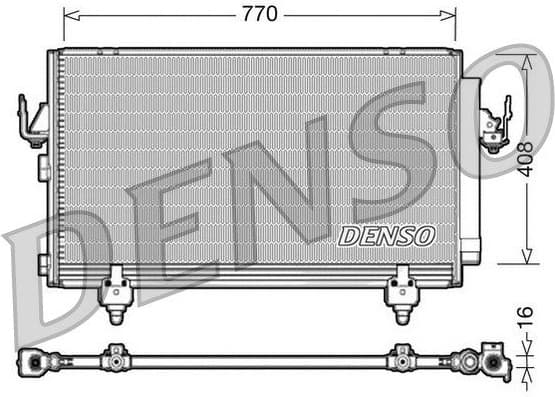 Condenser, air conditioning DCN50031