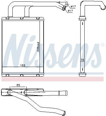 Heat Exchanger, interior heating 707176