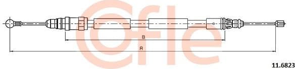 Cable handbrake 11.6823