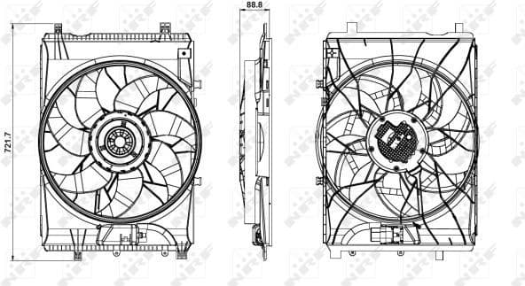 Fan, engine cooling 47851