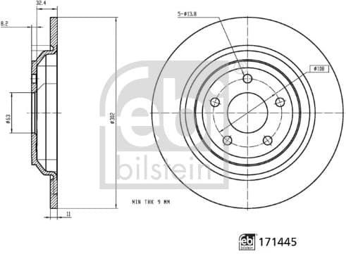 Brake Disc 171445