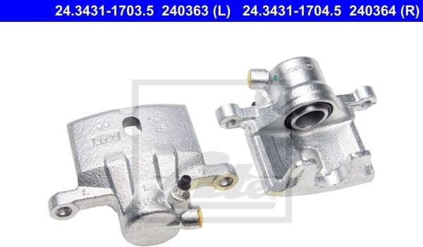 Brake Caliper 24.3431-1704.5