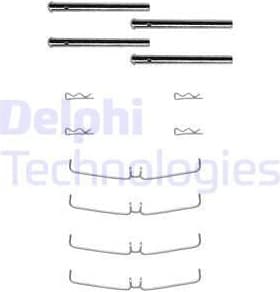 Accessory Kit, disc brake pad LX0004