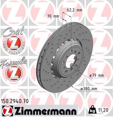 Brake Disc FORMULA Z BRAKE DISC 150.2940.70