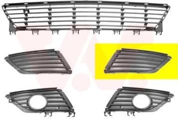 Ventilation Grille, bumper ** Equipart ** 3779591